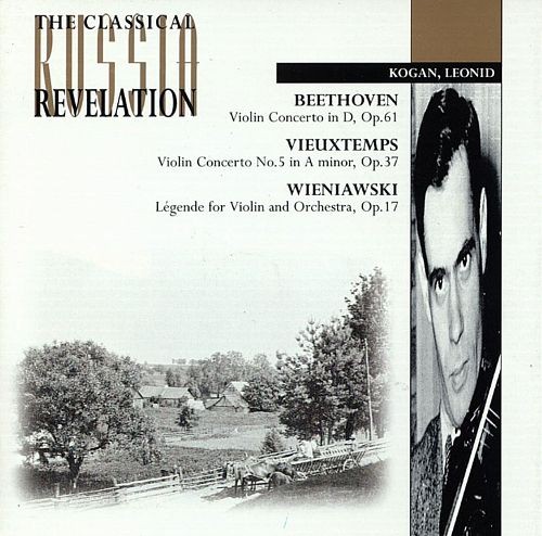 Beethoven: Violin Concerto in D, op. 61 / Vieuxtemps: Violin Concerto no. 5 in A minor, op. 37 / Wieniawski: Légende for violin and orchestra, op. 17封面