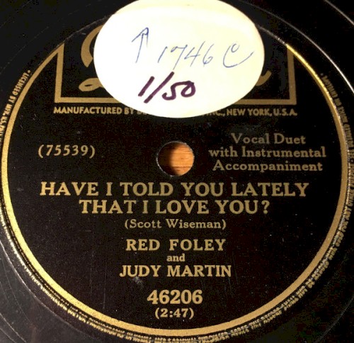 Have I Told You Lately That I Love You / Church Music封面