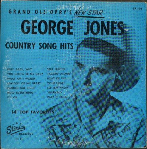 Grand Ole Opry’s New Star George Jones Country Song Hits封面