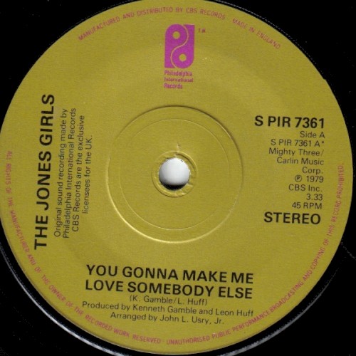 You Gonna Make Me Love Somebody Else封面