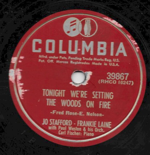 Tonight We're Setting the Woods on Fire / Piece A-Puddin'封面