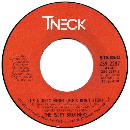 It’s a Disco Night (Rock Don’t Stop)封面