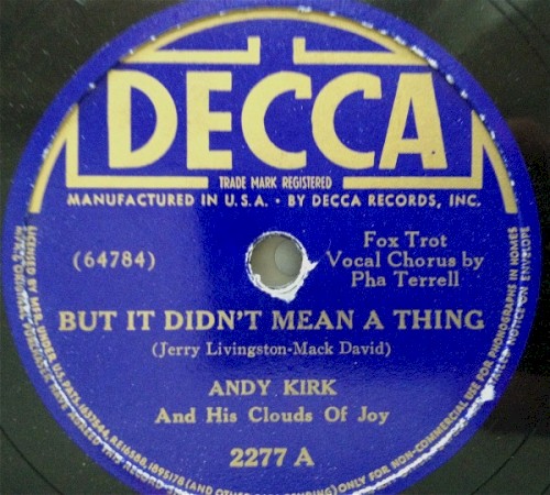 But It Didn't Mean a Thing / What Would People Say封面