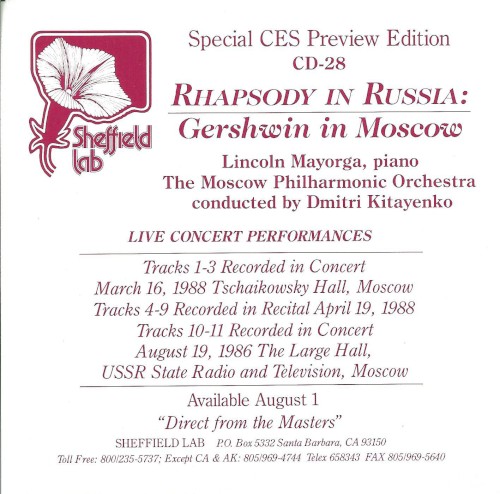 Rhapsody in Russia: Gershwin in Moscow封面