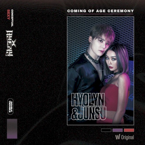 Watcha Original <DOUBLE TROUBLE> 3rd EP CONCEPTUAL - SEXY 'Coming of age ceremony'封面