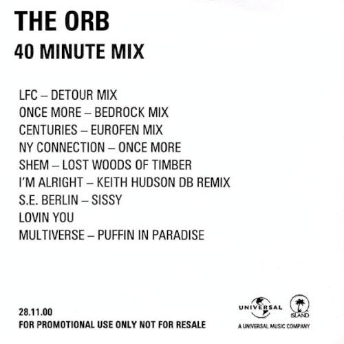 40 Minute Mix封面