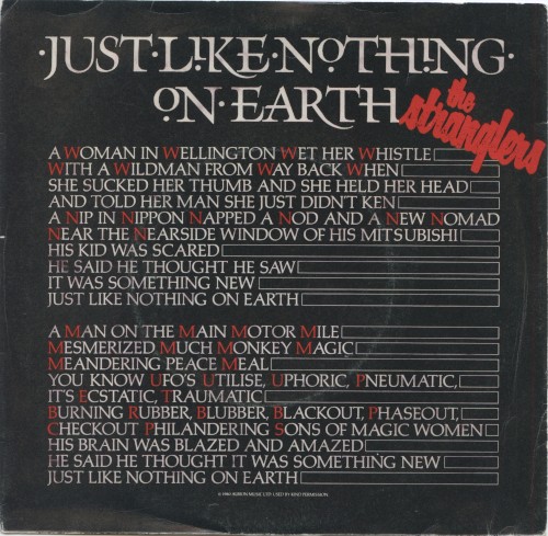 Just Like Nothing on Earth封面