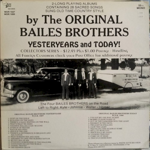 Yesteryears And Today封面