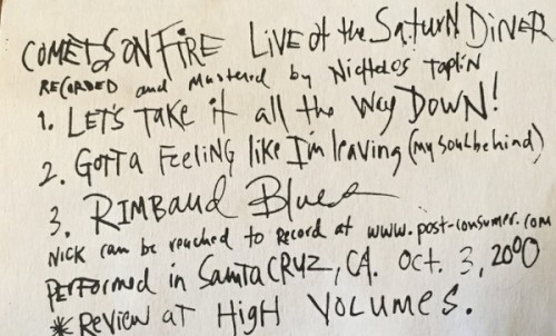 Live at the Saturn Diner封面