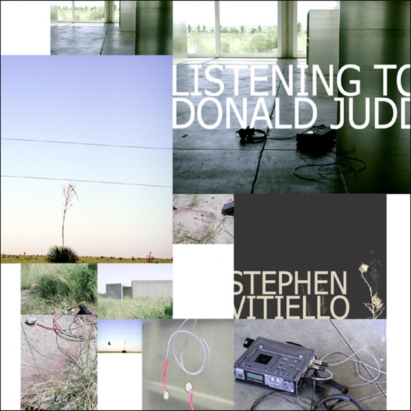Listening to Donald Judd封面