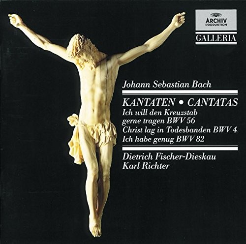 Kantaten Ich will den Kreuzstab gerne tragen, BWV 56 / Christ lag in Todesbanden, BWV 4 / Ich habe genug, BWV 82封面