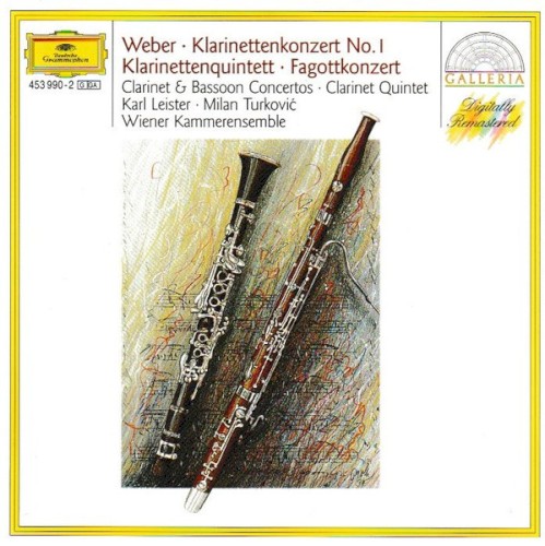Weber: Klarinettenkonzert no. 1 / Klarinettenquintett / Fagottkonzert封面