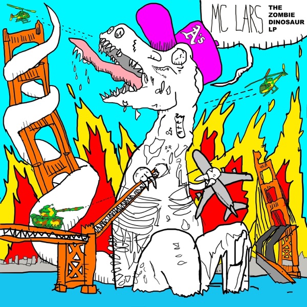 The Zombie Dinosaur LP封面
