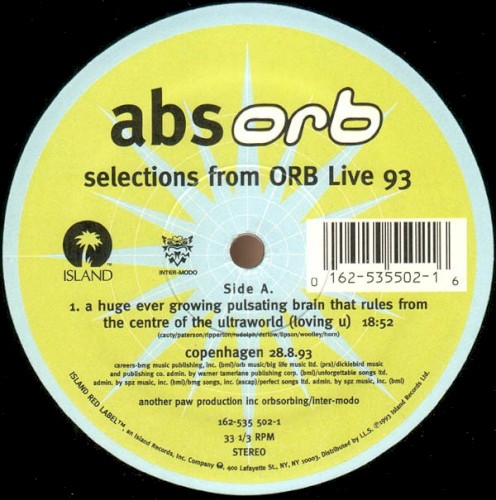 AbsOrb: Selections from Orb Live 93封面