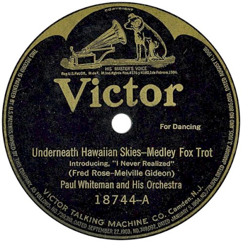 Underneath Hawaiian Skies Medley, introducing “I Never Realized” / Down Around the ’Sip ’Sip ’Sippy Shore Medley封面