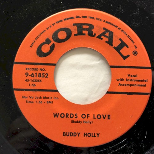 Words of Love / Mailman, Bring Me No More Blues封面