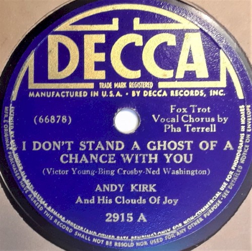 I Don't Stand a Ghost of a Chance With You / Big Jim Blues封面
